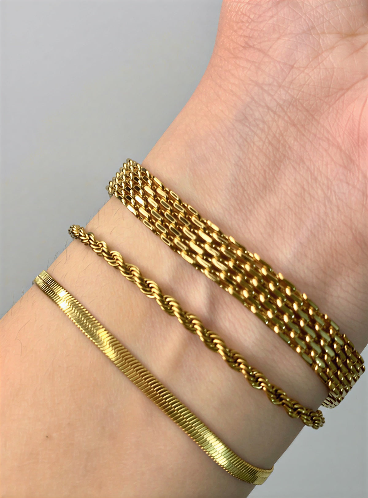 The Essential Trio Gold Bracelet Set