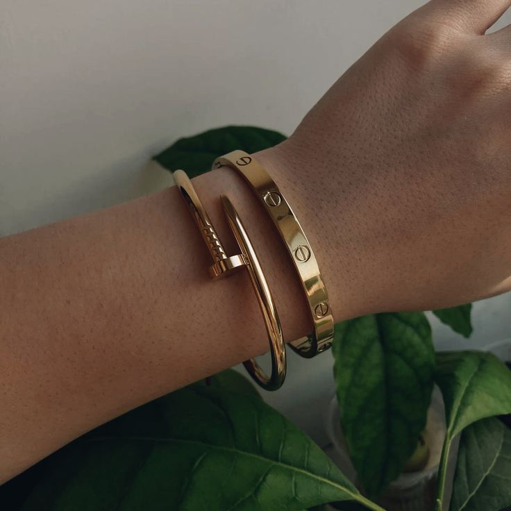 Luxury Gold Bangle Duo
