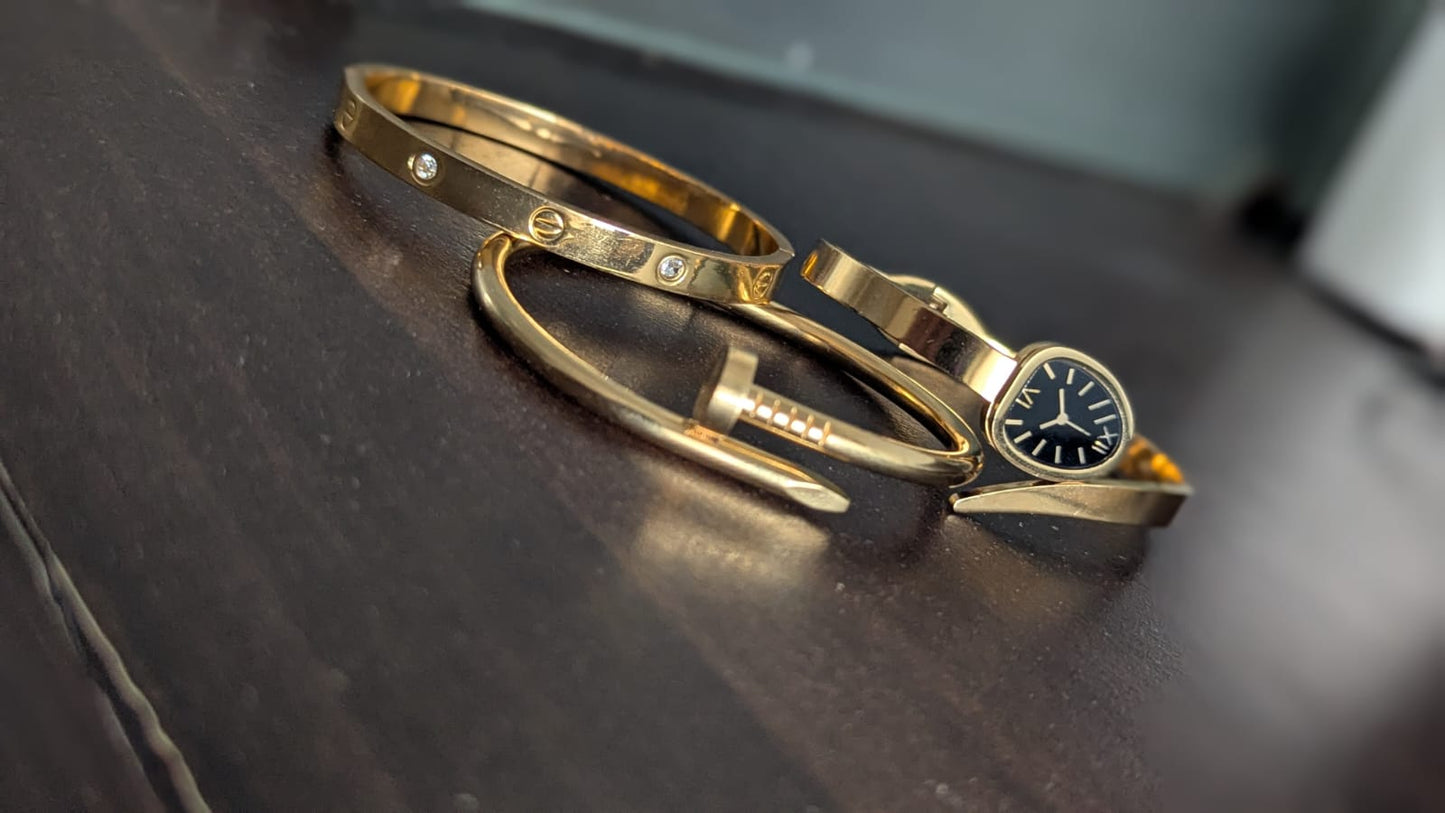 The Iconic Trinity Bangle Set